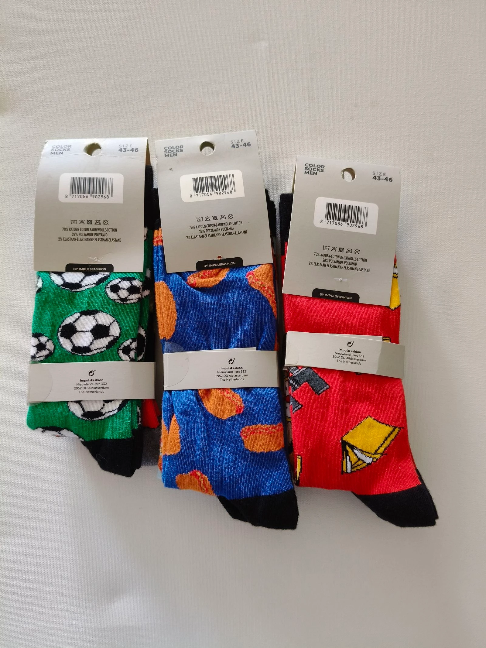 6 paires de chaussettes joyeuses taille 43-46 – photo 2